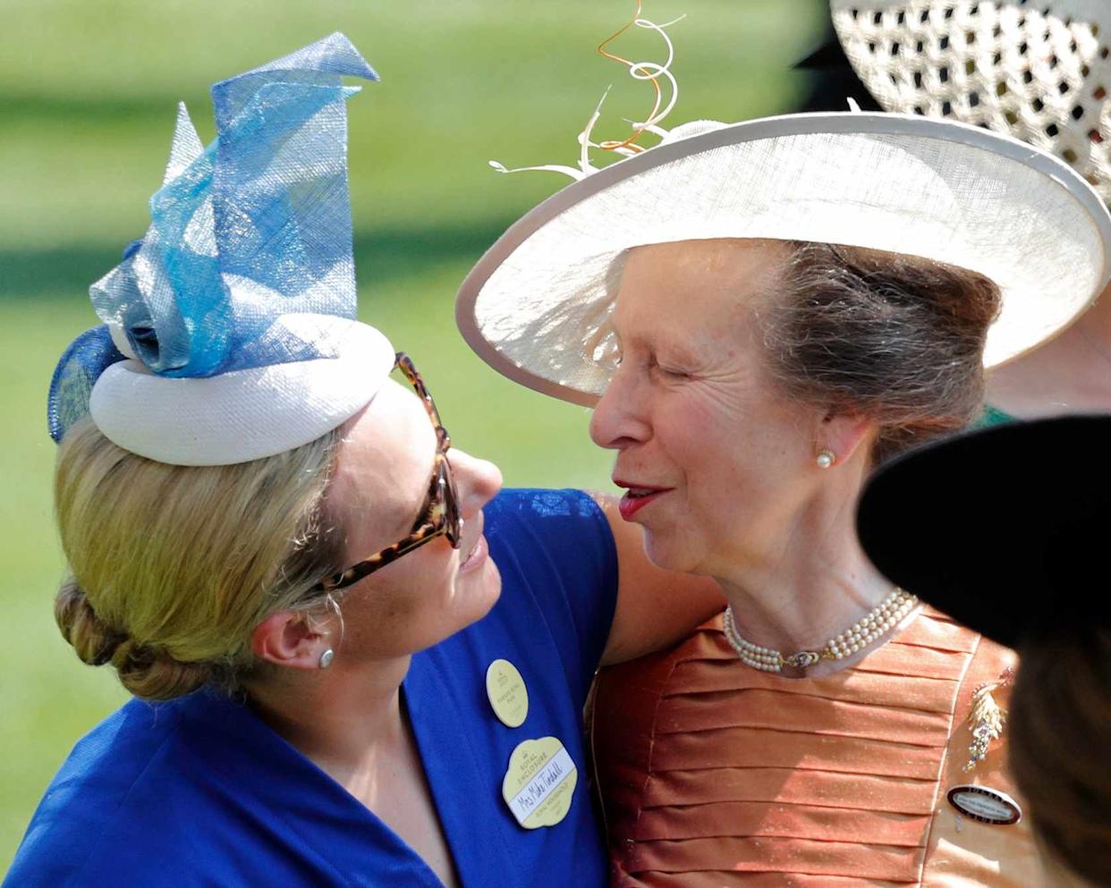 Zara Tindall and Princess Anne at Royal Ascot in 2017.Credit: Getty Images