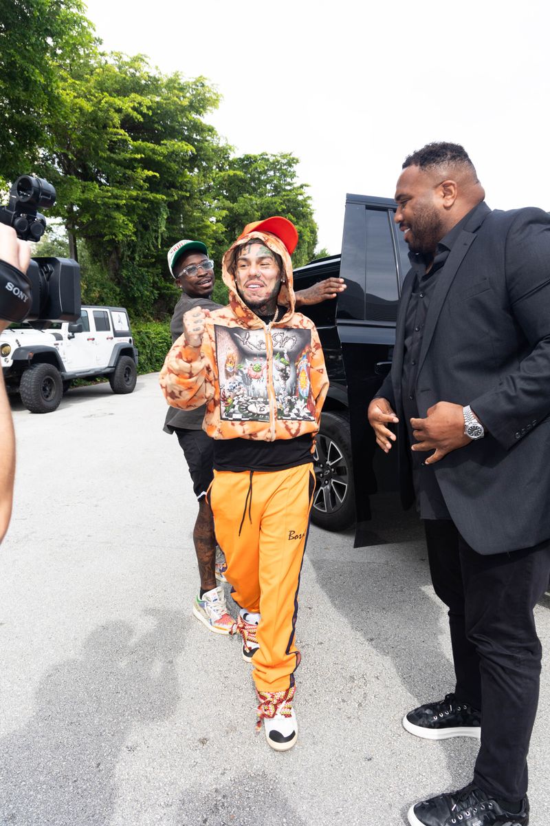 The rapper was met by celebrity jeweler Vobara and quickly began recounting one of the more bizarre details of his time behind bars