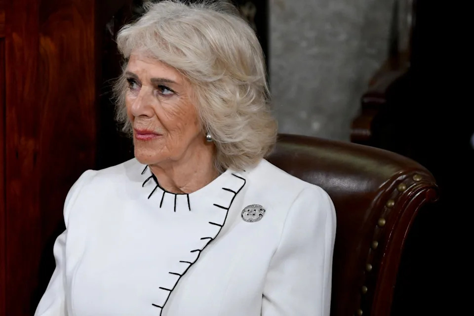 Queen Camilla in Washington, D.C. on April 28, 2026.Credit: Getty Images