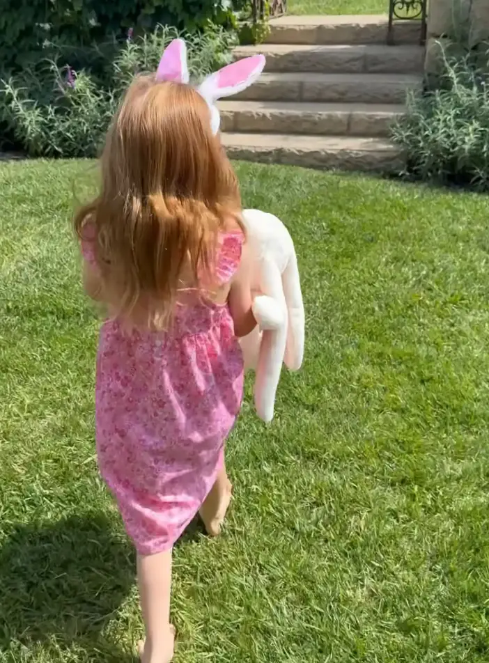 Lilibet wore a rabbit-ear headband (Instagram/@meghan)