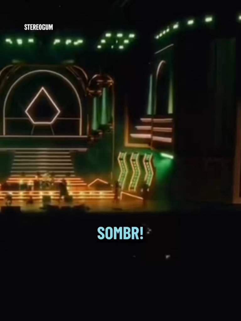 Julian Casablancas, lead singer of the Strokes shoutouts Sombr at Coachella and claims that they made out