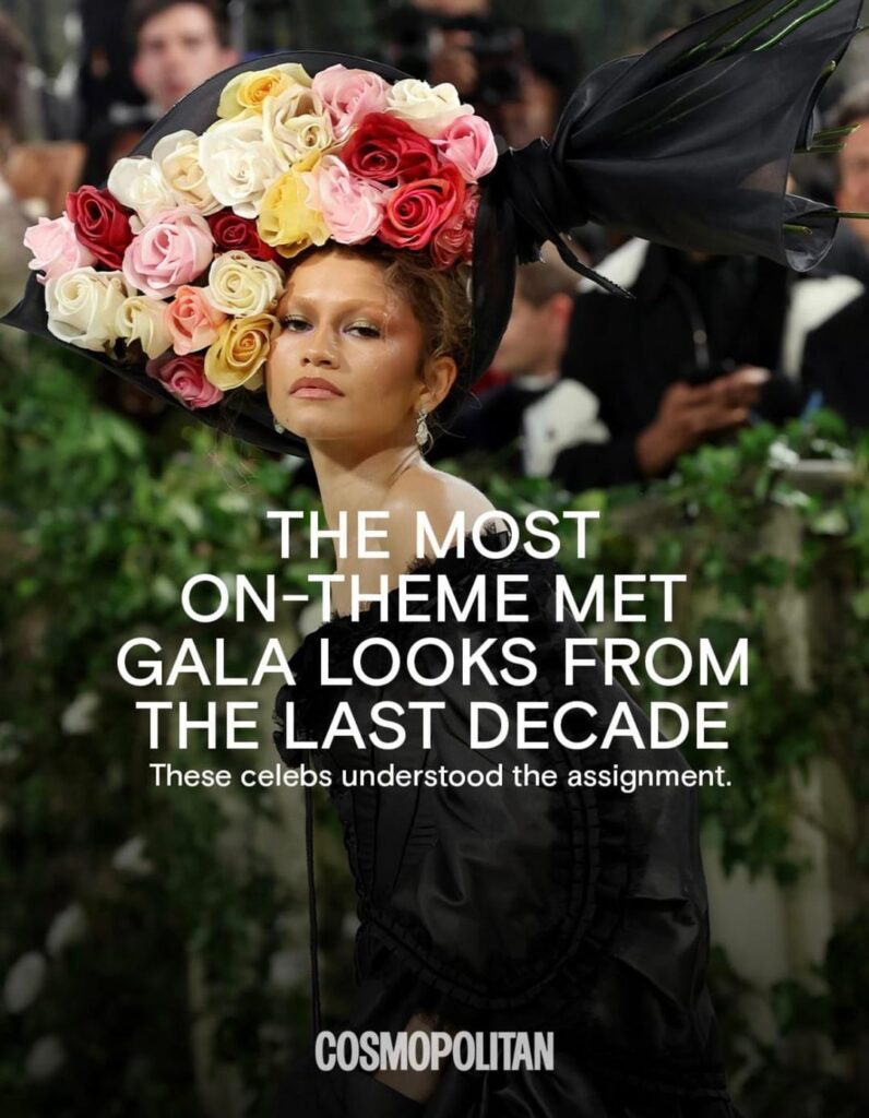 The most on-theme Met Gala looks from the last decade: Claire Danes, Rihanna, Chadwick Boseman, Lady Gaga, Kendall Jenner, Blake Lively, Anne Hathaway, Zendaya and Teyana Taylor