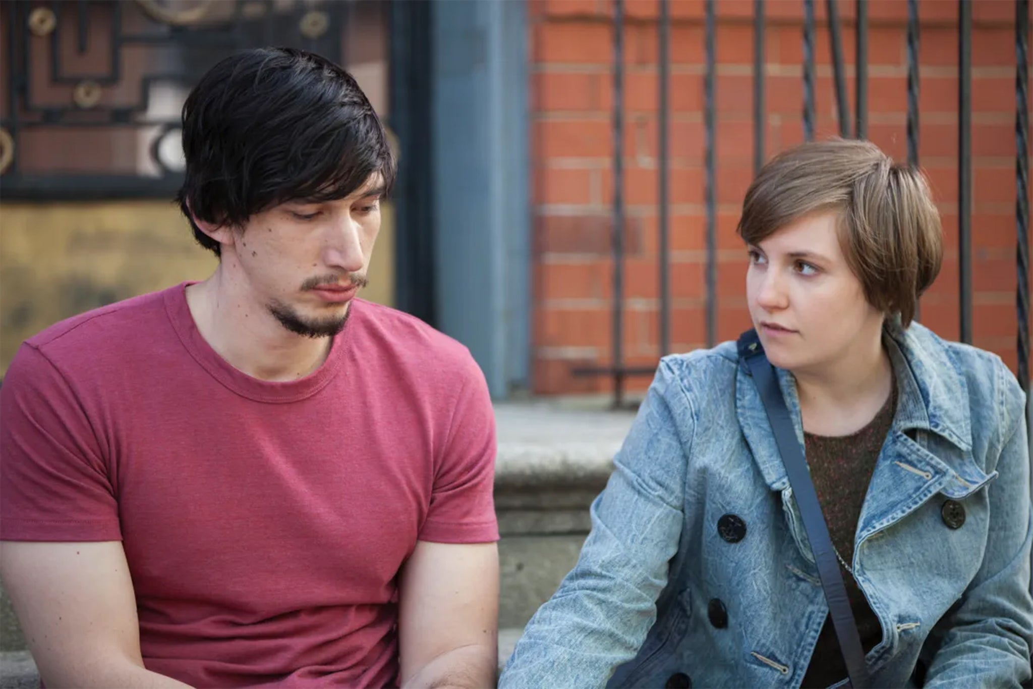 Adam Driver and Lena Dunham played on and off love interests during all six seasons on ‘Girls’