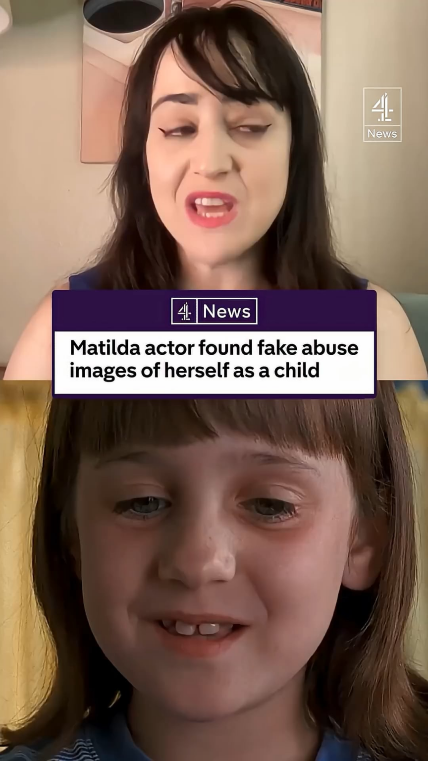 Mara Wilson states that when she was 12, she looked herself up on the internet and found fake abuse images of her on a forum: “I could not stop crying. I think it may have been one of the factors that led me to not want to act anymore. With AI, what happened to me can happen to any child or anybody”