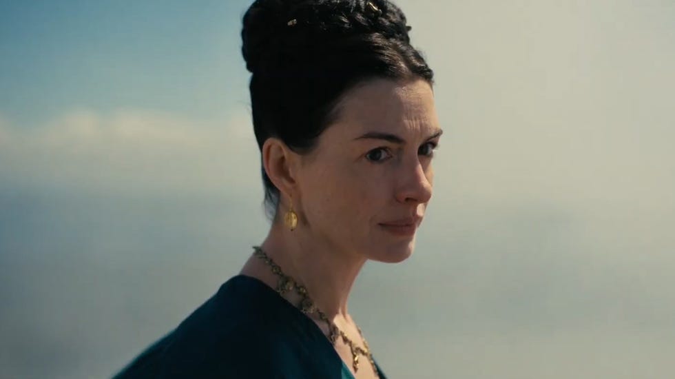 Anne Hathaway, The Odyssey trailer anne hathaway, the odyssey trailer