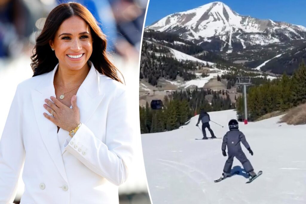 Meghan Markle shows son Archie's skiing skills in adorable video with Prince Harry