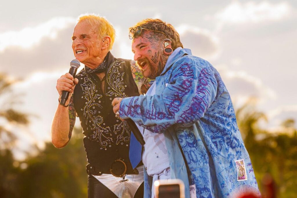 David Lee Roth Joins Teddy Swims to Perform 'Jump' at Coachella
