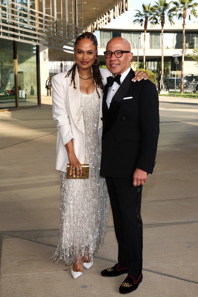 Ava DuVernay and Darren Walker attend LACMA's Opening Gala for The David Geffen Galleries