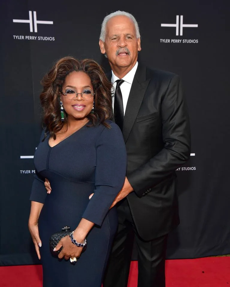 Oprah Winfrey and her longtime partner, Stedman Graham, in 2019.Credit: Prince Williams/Wireimage