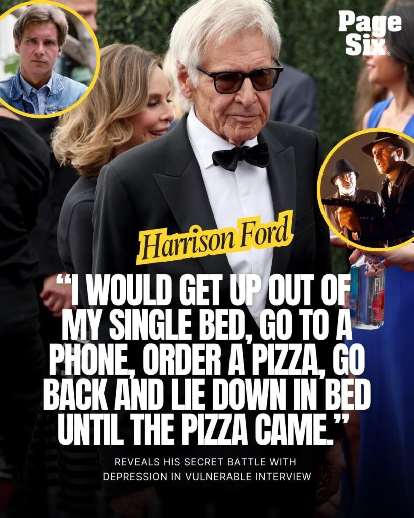 Harrison Ford says he battled severe depression when he was in college