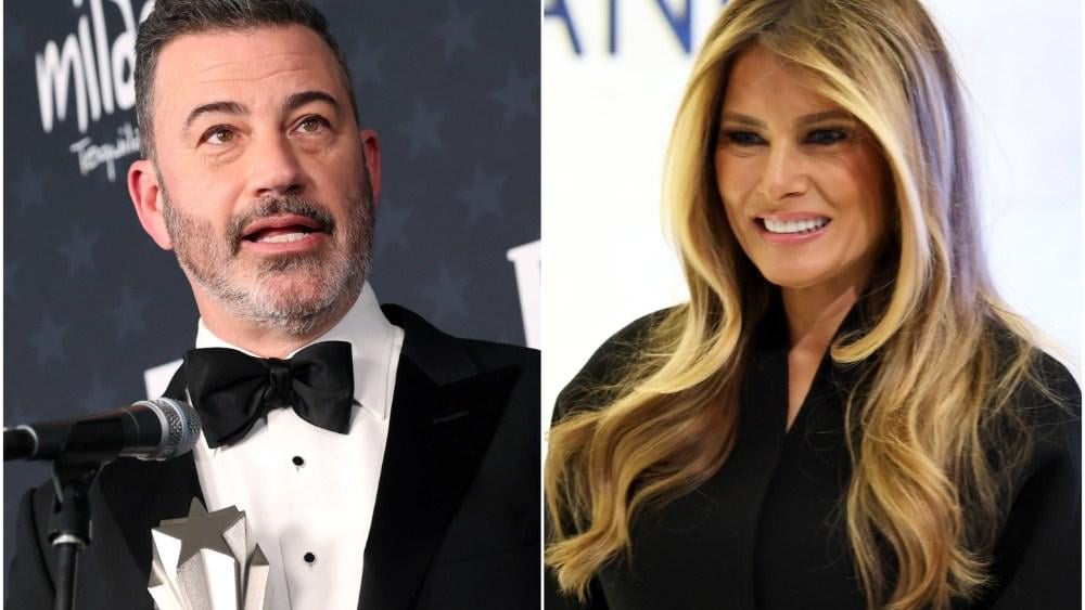 Jimmy Kimmel Airs Photo of Melania Trump and Jeffrey Epstein After First Lady Makes Public Address Denying Epstein Ties Jimmy Kimmel Airs Photo of Melania Trump and Jeffrey Epstein After First Lady Makes Public Address Denying Epstein Ties