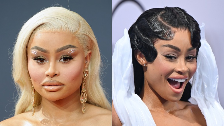 Blac Chyna in 2022 and 2024