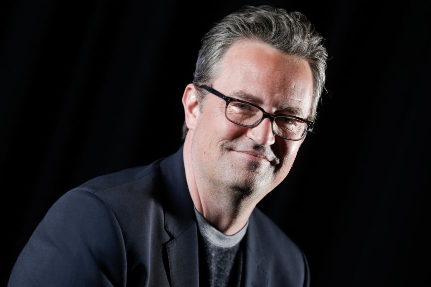 Matthew Perry poses for a portrait in New York on February 17, 2015.