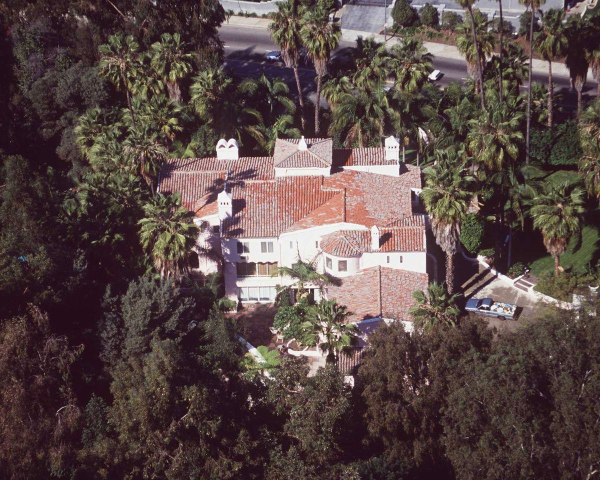 Jayne Mansfield's Pink Palace home, photographed in 1989.Credit: Paul Harris/Getty Images