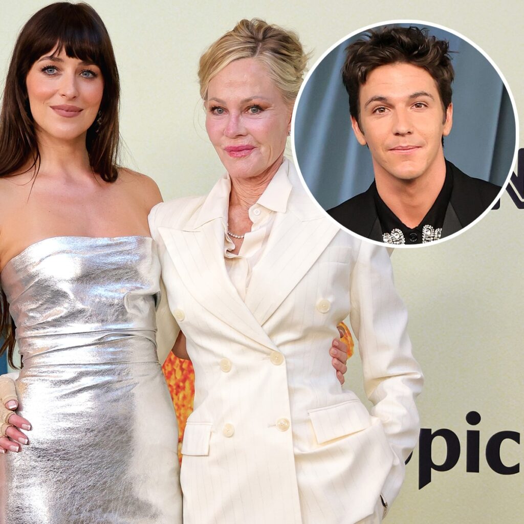 Melanie Griffith Reacts to Daughter Dakota Johnson Dating Role Model Yahoo entertainment home