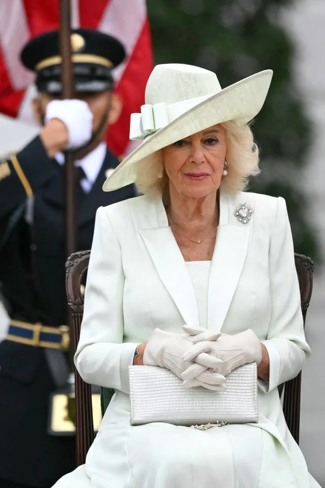 Queen Camilla at the White House on April 28, 2026.Credit: Getty Images