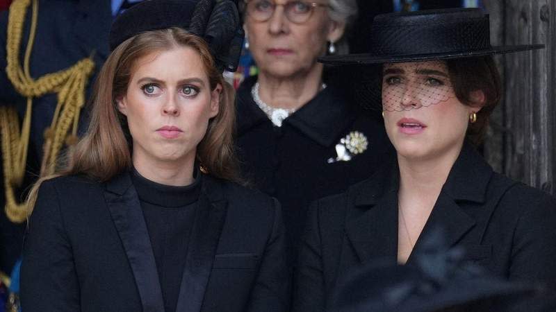 Princesses Beatrice and Eugene want to remain out of the spotlight following their father's scandal.MEGA