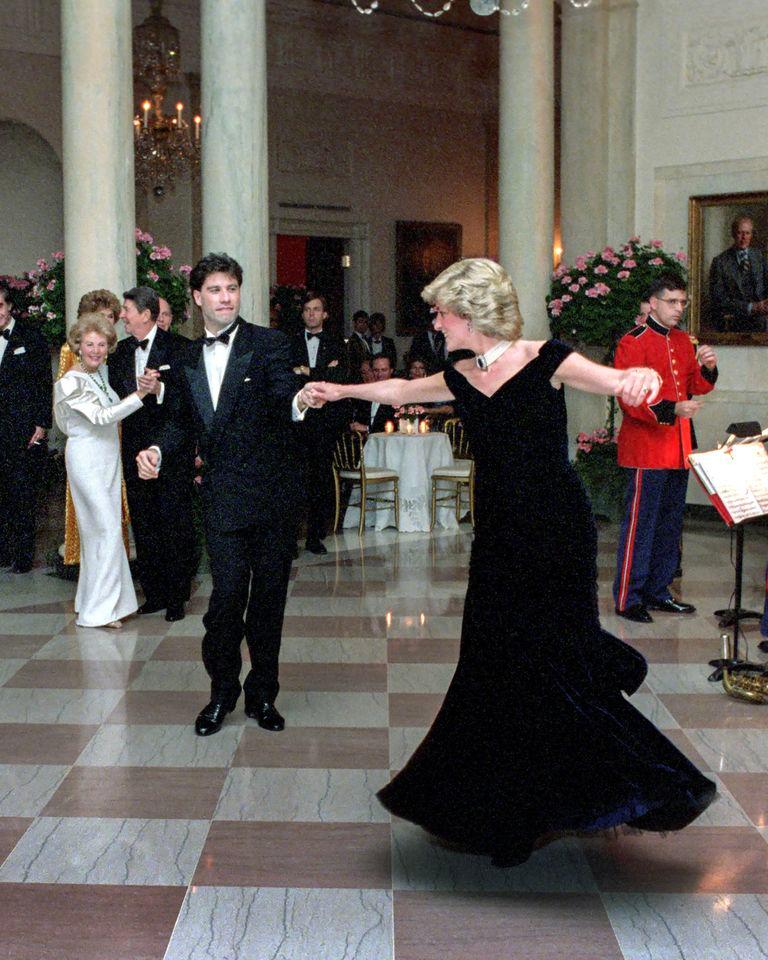 Princess Diana dancing with John Travolta at The White House in 1985.Credit: Pete Souza/The White House via Getty Images