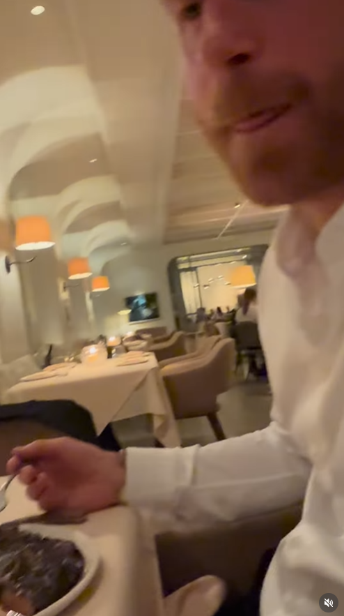 Meghan shared footage on a date night with Prince Harry