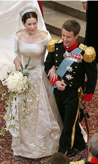 Royal wedding gowns from the 2000's.