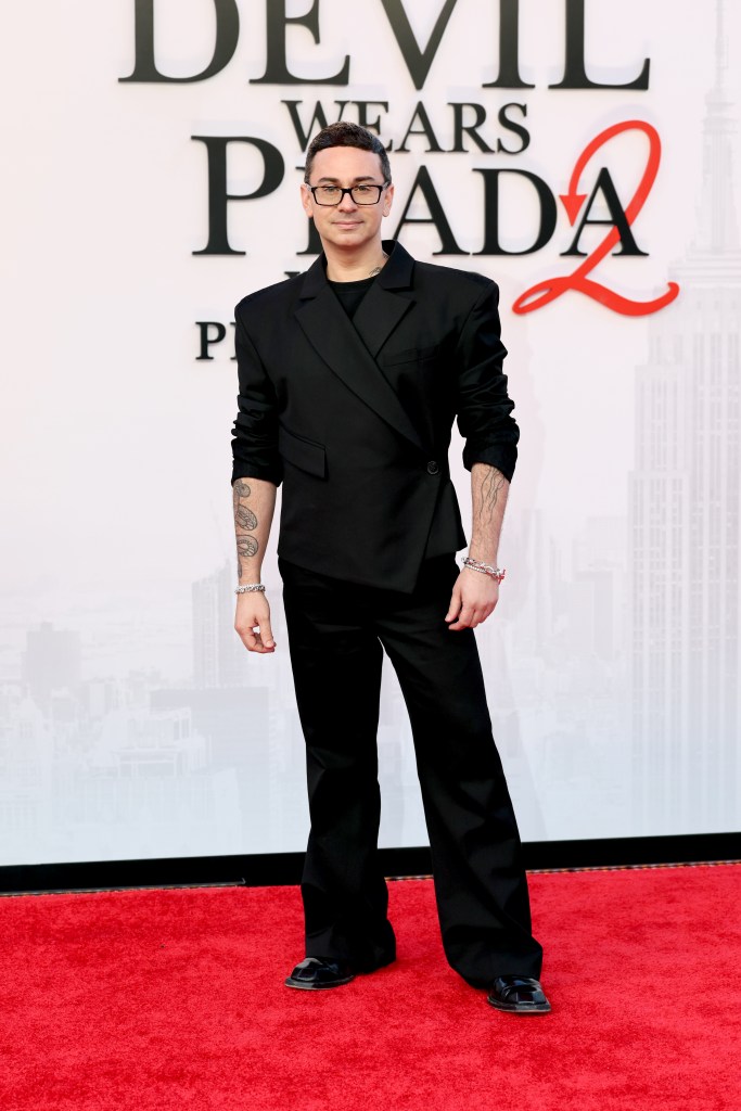 Christian Siriano attends "The Devil Wears Prada 2" New York Premiere 