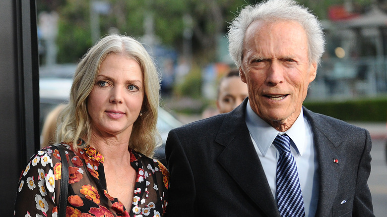 Clint Eastwood and Christina Sandera at public event