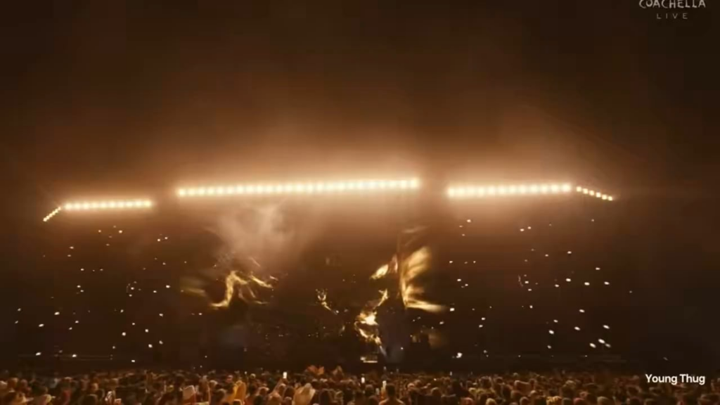 Surprise Guest Camila Cabello Performing “Havana“ at Coachella during Young Thug’s set.