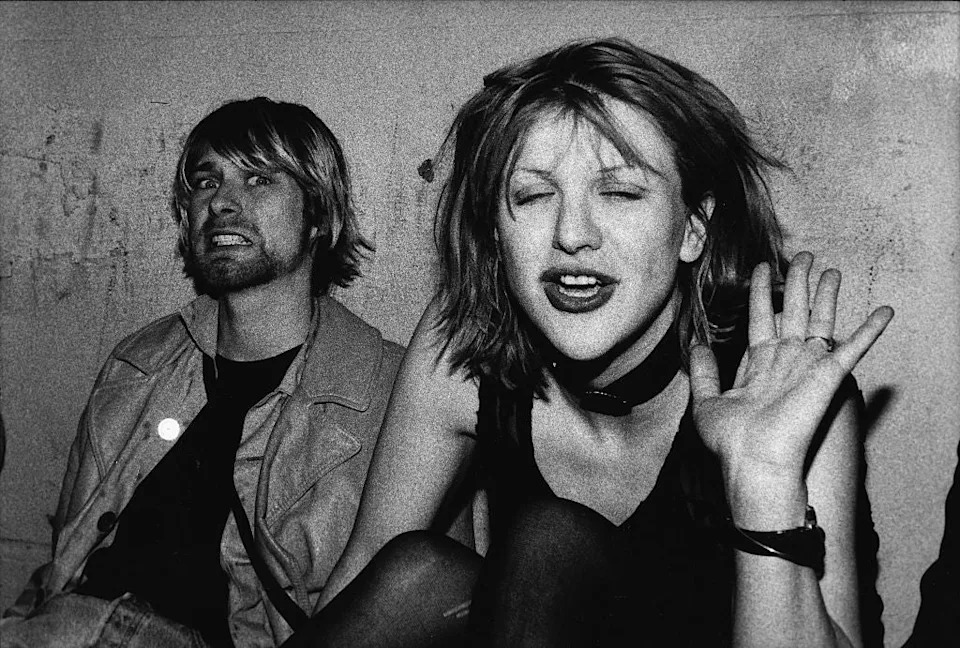 Kurt Cobain and Courtney Love in 1992