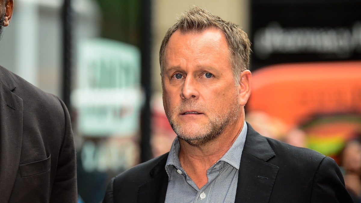 Actor Dave Coulier leaving AOL Build taping in New York City