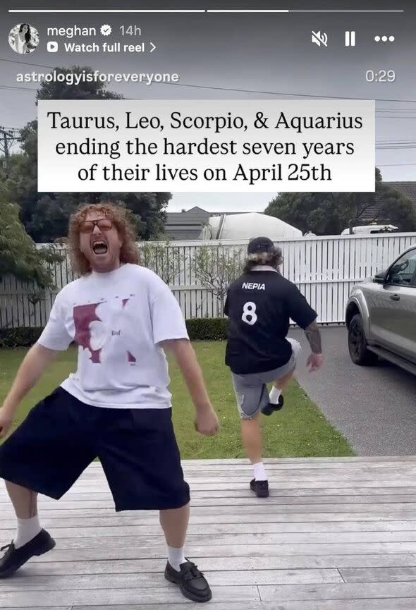 Meghan shared a cryptic post on her Instagram stories