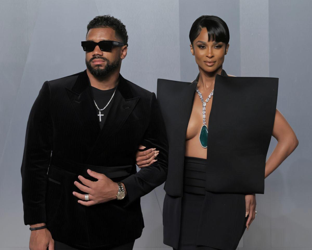 Russell Wilson and Ciara at the 2026 Vanity Fair Oscar Party.Credit: Rodin Eckenroth/GA/The Hollywood Reporter via Getty Images
