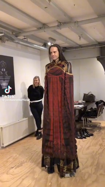 Jordan Roth in Iris van Herpen piece for Met Gala, themed 2026 "Costume Art"