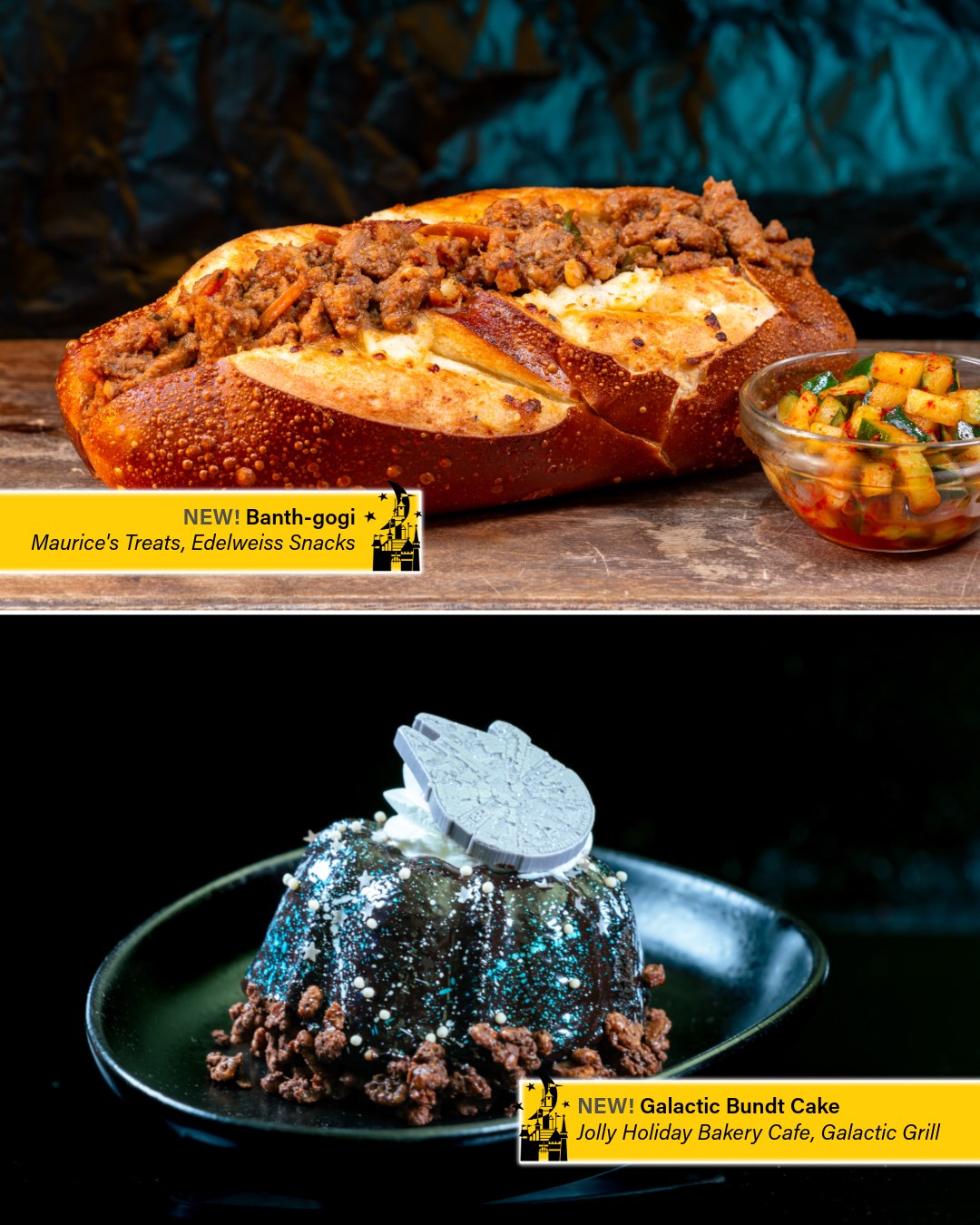 Banth-gogi and Galactic Bundt Cake.
