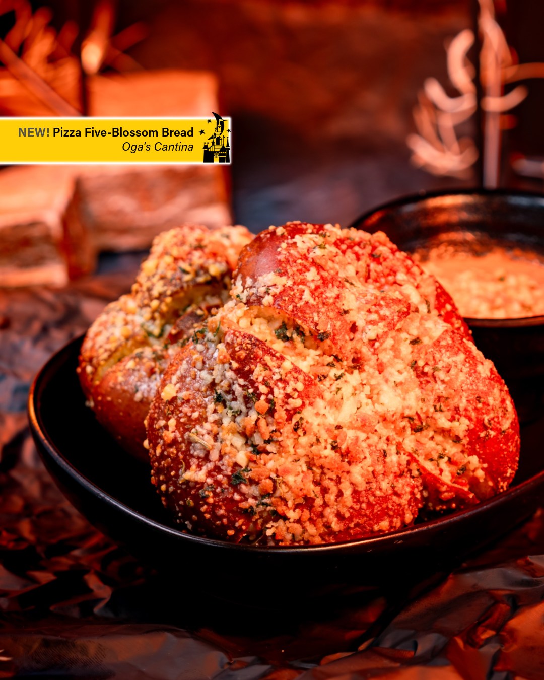 Pizza Five-Blossom Bread.