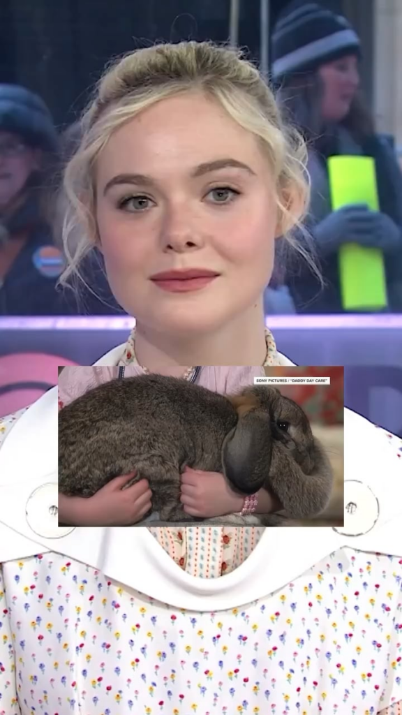 Elle Fanning reacts to her younger self starring in ‘Daddy Day Care’