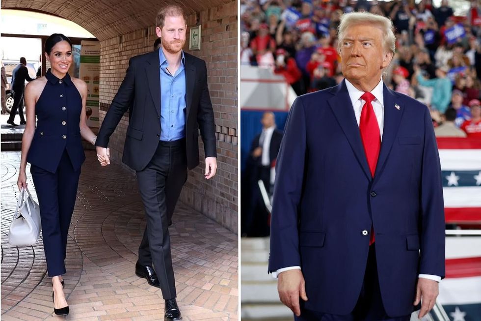 Donald Trump and Prince Harry