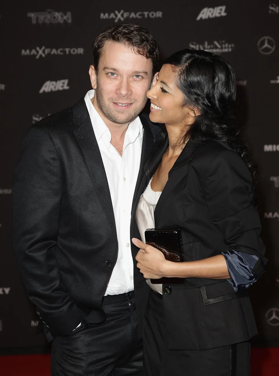 BERLIN - JANUARY 21: Christian Ulmen and partner Collien Fernandes arrive for the Michalsky StyleNite during the Mercedes Benz Fashion Week Autumn/Winter 2011 at Tempodrom on January 21, 2011 in Berlin, Germany. (Photo by Andreas Rentz/Getty Images)