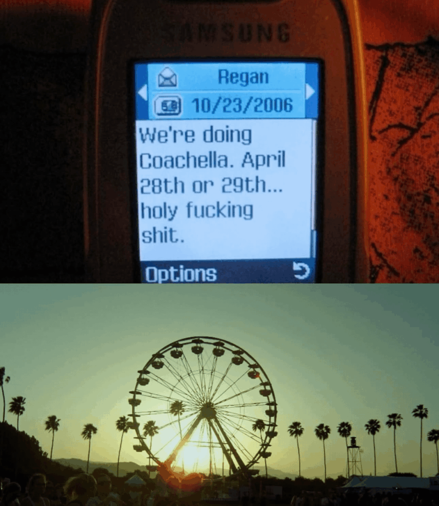 Coachella in the 2000s...