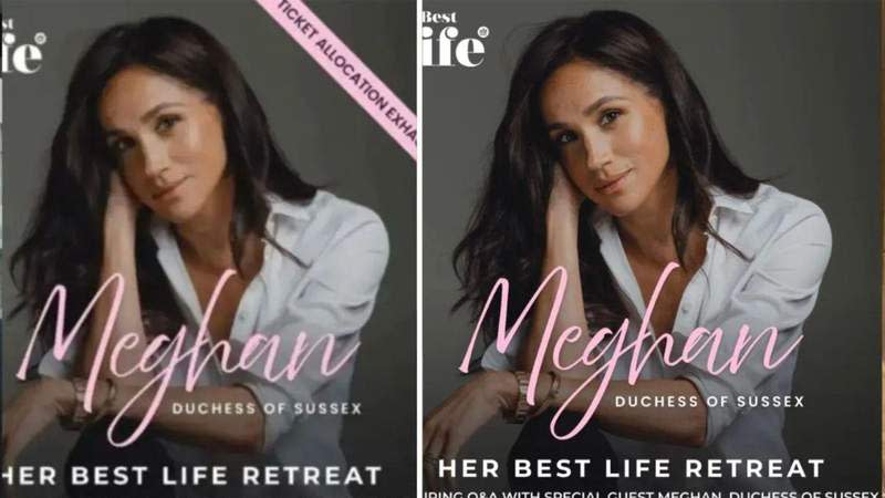 The retreat's homepage took away the 'ticket allocation exhausted' signage to encourage new sales. Herbestlife.com