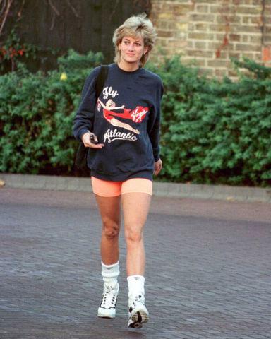 Princess Diana leaves Chelsea Harbour Club, London in November, 1995.Credit: Anwar Hussein/WireImage