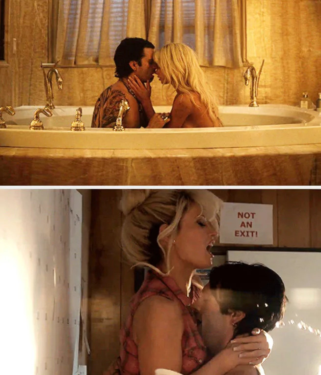 James and Stan filming *** scenes