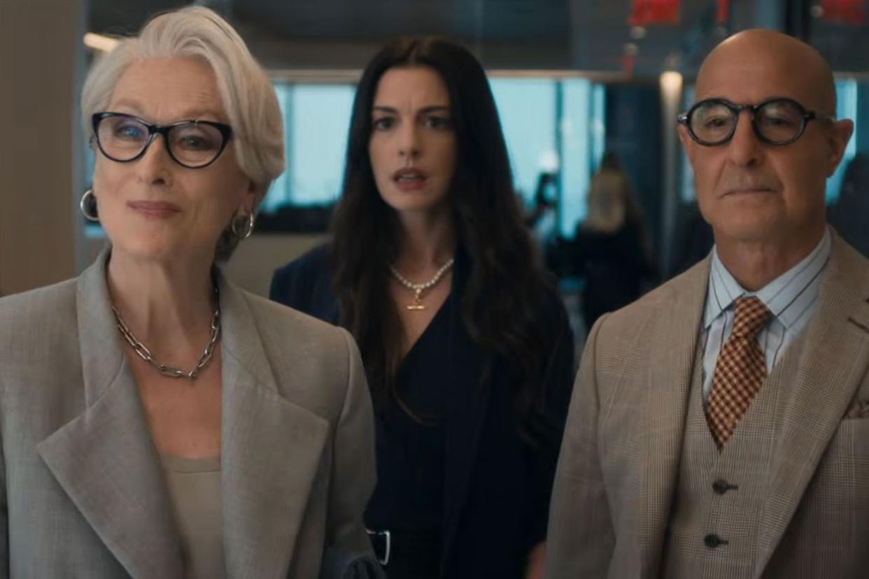 Meryl Streep, Anne Hathaway, Stanley Tucci in 'The Devil Wears Prada 2'Credit: 20th Century Studios