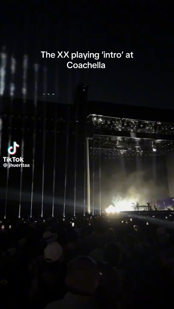 The XX playing 'intro' at Coachella