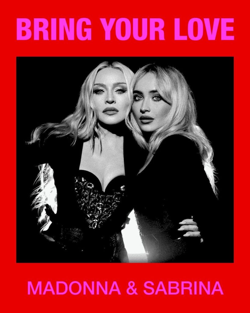 Madonna announces new song with Sabrina Carpenter 'Bring Your Love' out April 30th!