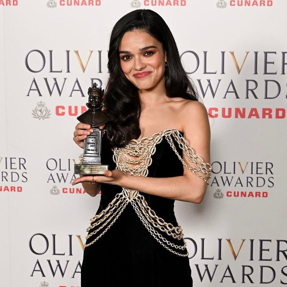 Rachel Zegler wins Best Actress in a Musical at the 2026 Olivier Awards for ‘Evita’