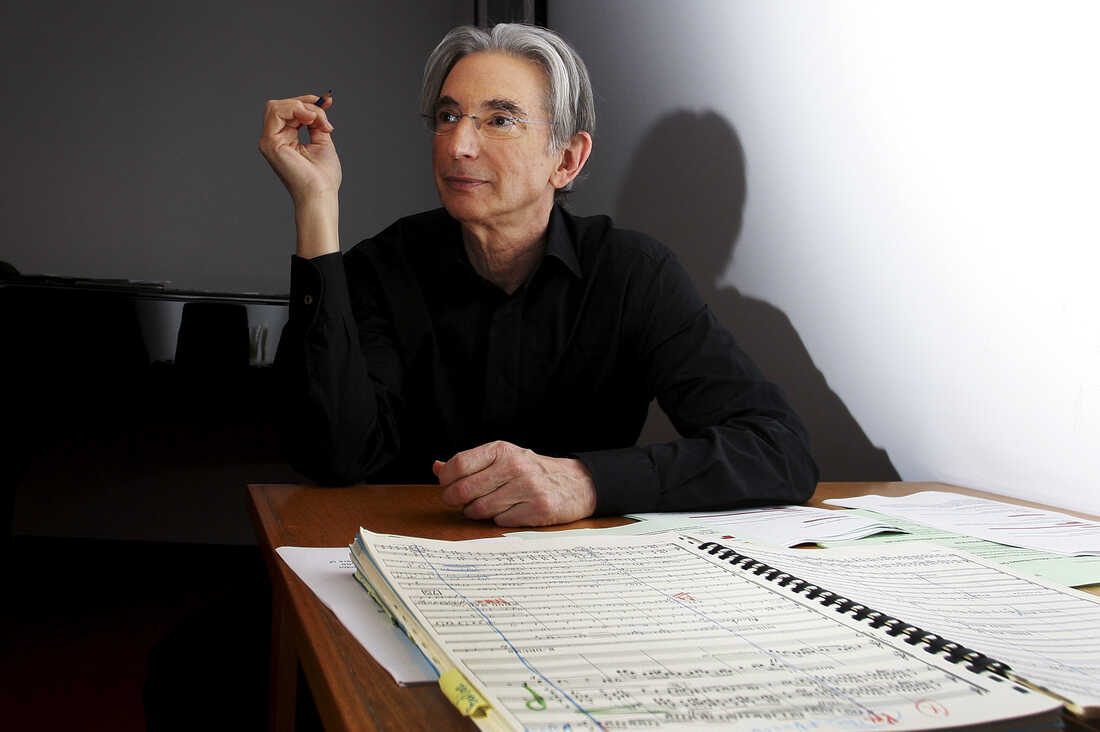 Conductor Michael Tilson Thomas prepares backstage prior to performing with the YouTube Symphony Orchestra at Sydney Opera House in 2011 in Sydney, Australia.