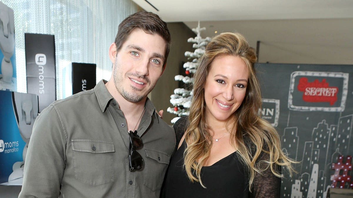 Matt Rosenberg and actress Haylie Duff standing together at an event in Los Angeles