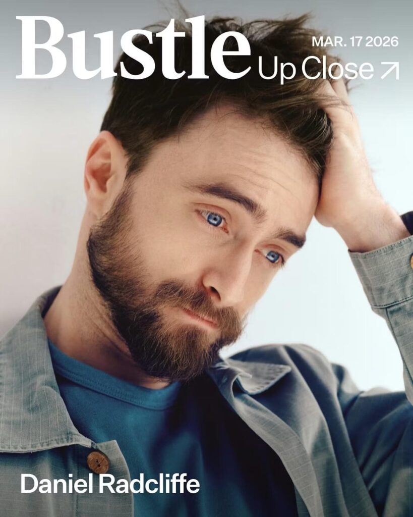 Daniel Radcliffe covers the latest digital issue of Bustle. Photographed by Caroline Tompkins & styled by Sam Spector.