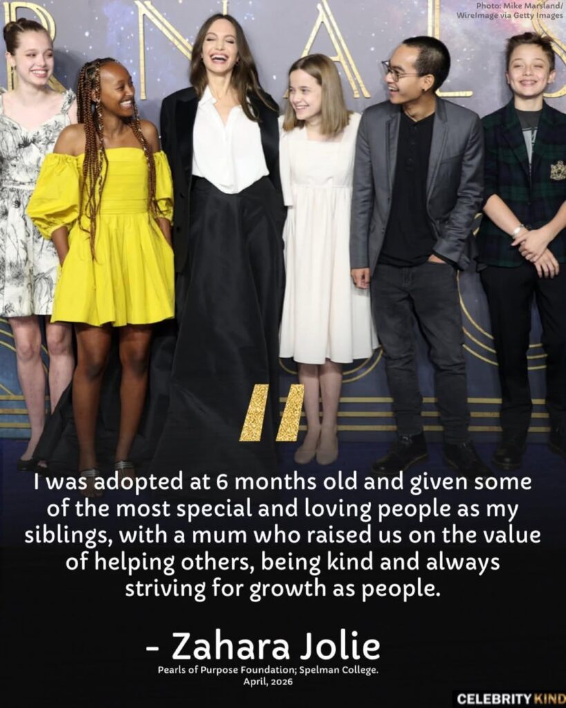 Zahara Jolie talks about her mom, Angelina Jolie