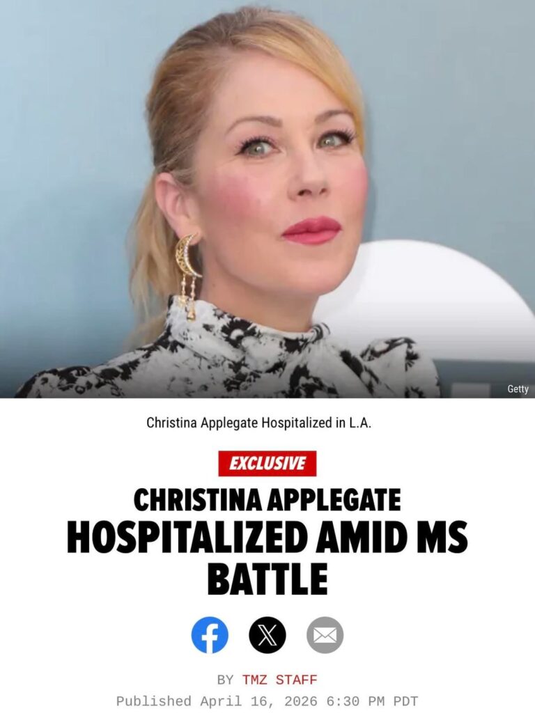 Christina Applegate Hospitalized in L.A. Amid MS Battle